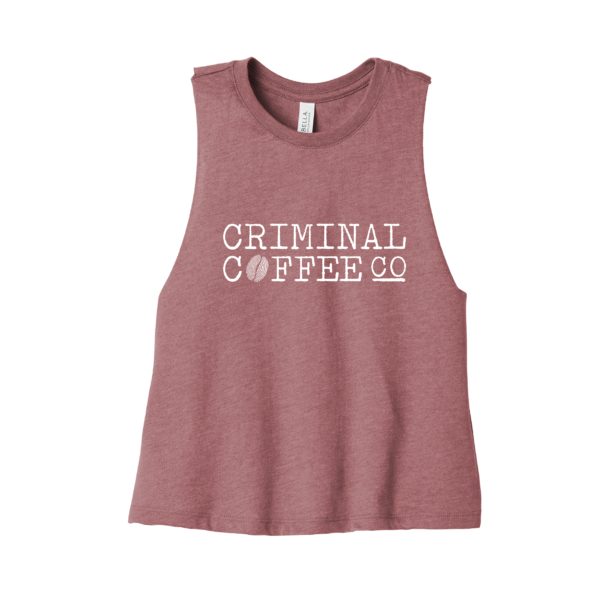 Ladies Cropped Racerback Tank