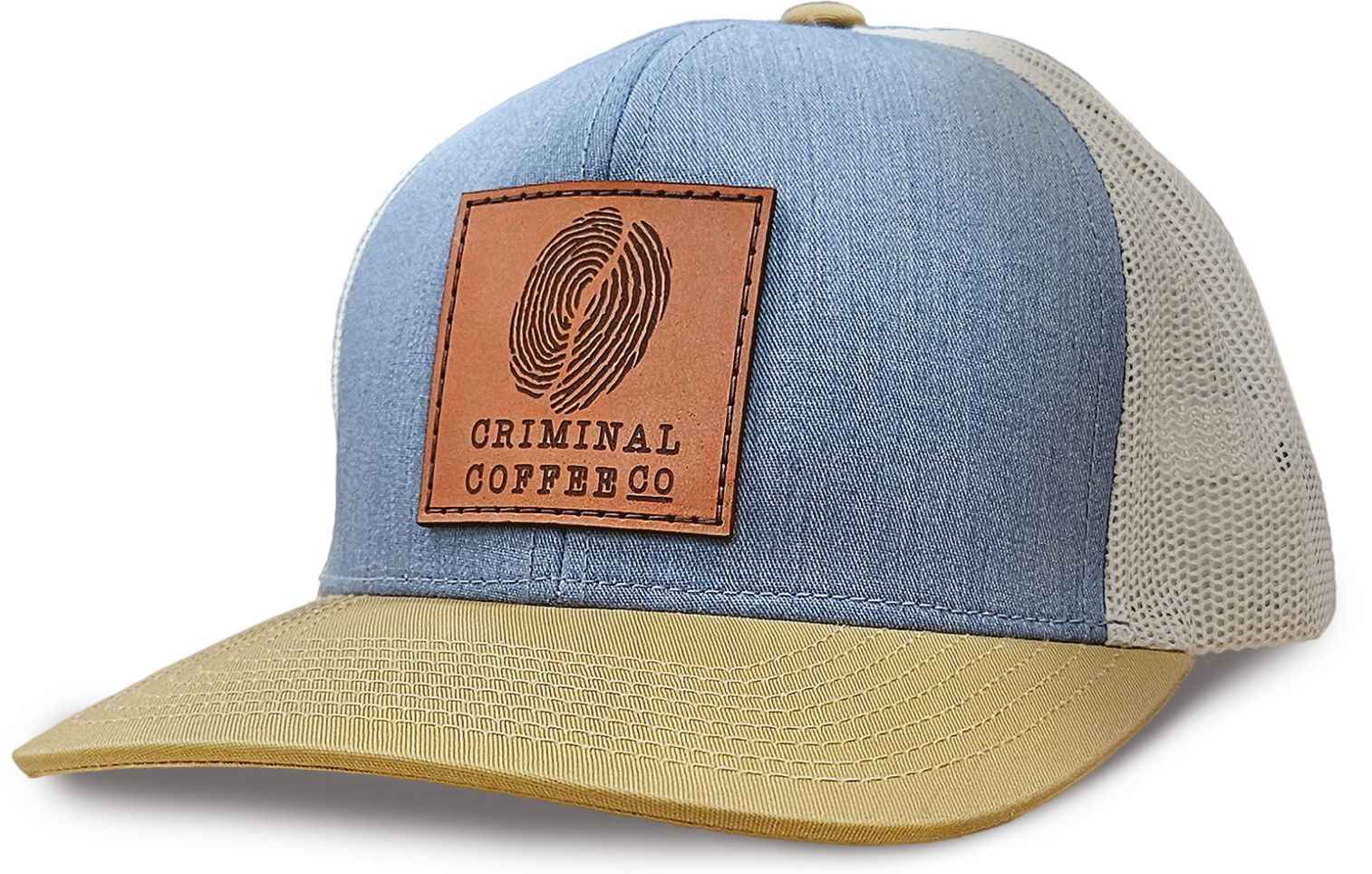 Leather Patch Hat – Criminal Coffee Company